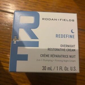 Rodan + Fields REDEFINE Overnight Restorative Cream - Blue and White Packaging